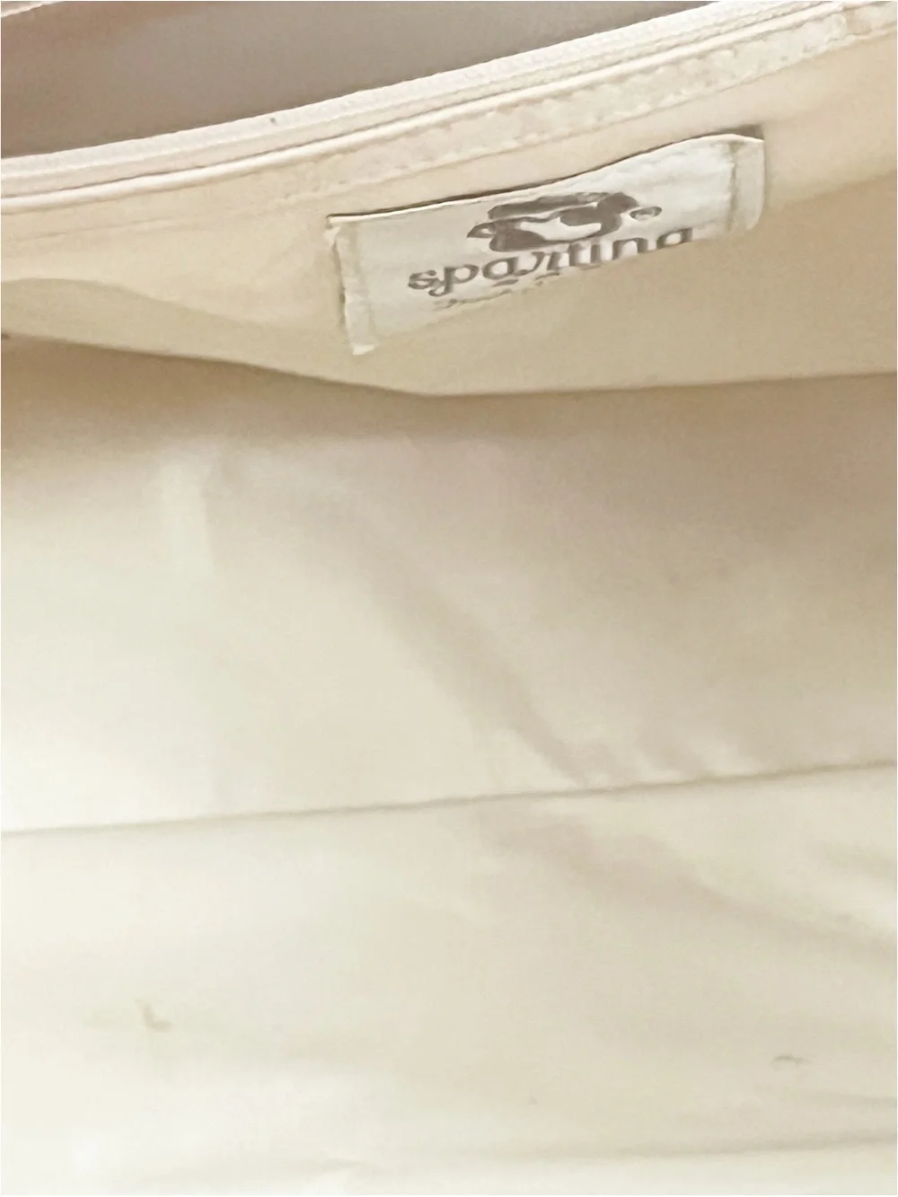 SPARTINA 449 Plaid Natural Linen Genuine Leather Interior Exterior Bag W/ Wallet